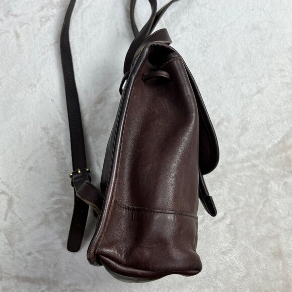 Vintage Coach Mini Backpack Daypack 9960 Brown Leather G8I-9960 Bag Purse - Picture 6 of 14